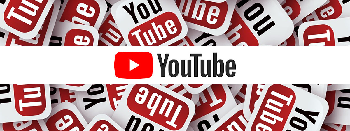 YouTube logo.